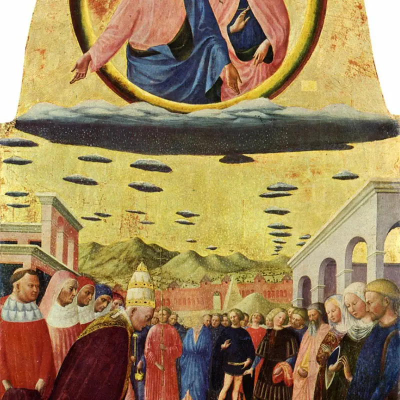 "The Miracle of the Snow" (frühes 15. Jahrhundert), von Masolino da Panicale